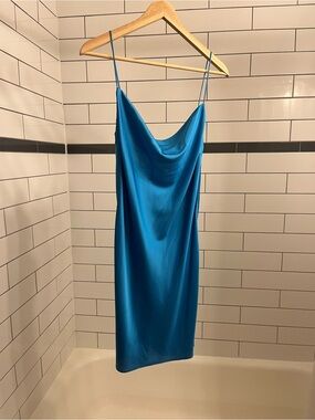 Zara Mini Satin Slip Dress